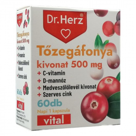 Dr. Herz Tőzegáfonya kivonat kapszula 500mg