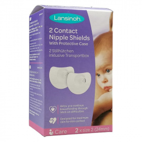 Lansinoh Kontakt Mini (2x24mm) szilikon bimbóvédő (1pár) 1db