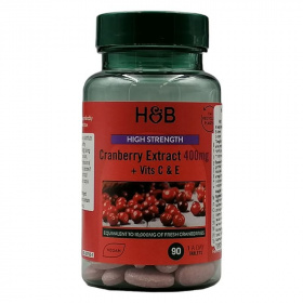 H&B Tőzegáfonya tabletta 400 mg 90db