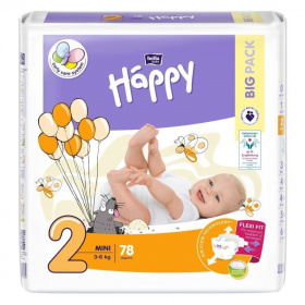 Bella Baby Happy nadrágpelenka - mini (3-6kg) 78db