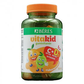 Béres VitaKid C+D3 gumivitamin 50db