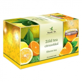 Mecsek zöld tea - citrus (20x2g) 20db