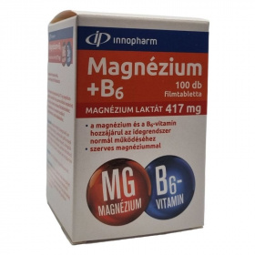 Innopharm Magnézium-laktát + B6 filmtabletta 100db