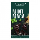 Benjamissimo bio vegán fekete csokoládé mentás maca porral 60g Benjamissimo bio vegán fekete csokoládé mentás maca porral 60g