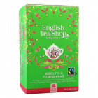 English Tea Shop bio gránátalmás zöld tea 20db English Tea Shop bio gránátalmás zöld tea 20db