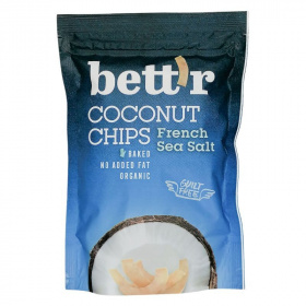 Bett'r Bio Kókusz chips Francia tengeri sós 70g