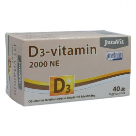 JutaVit D3-vitamin 2000NE lágyzselatin kapszula 40db