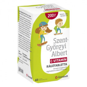 Szent-Györgyi Albert C-vitamin (200mg) rágótabletta 60db