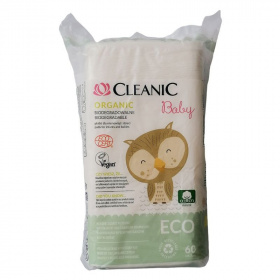 Cleanic baby eco organic biológiailag lebomló vattakorong 60db