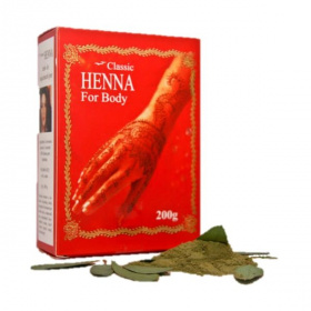 Goloka Classic Henna for body testfestésre és hajszínezéshez 200g