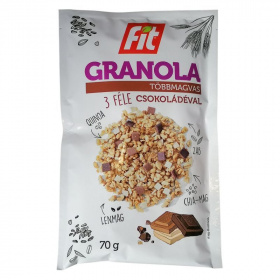 Fit Reggeli granola - 3 féle csokoládéval 70g