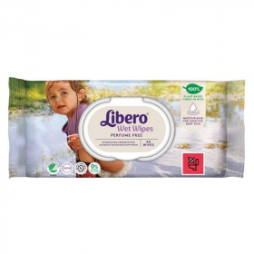 Libero prémium nedves törlőkendő 64db
