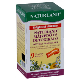 Naturland májvédő és detoxikáló teakeverék 25db