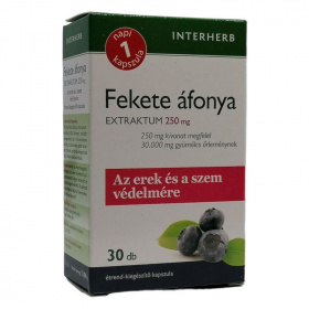 Interherb Napi 1 Fekete áfonya Extraktum kapszula 30db