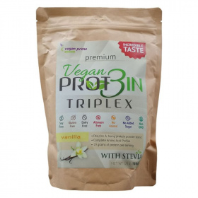 Netamin Vegan Prot3in Triplex Vanília fehérjepor 550g