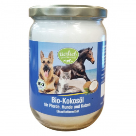 Sanct Bernhard Szűz, hidegen sajtolt kókuszolaj lovaknak, kutyáknak macskáknak 500ml