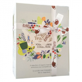 English Tea Shop 12 bio ajándék wellness selyempiramis filteres teaválogatás 24g