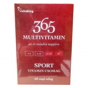 Vitaking 365 Multivitamin Sport csomag 60db