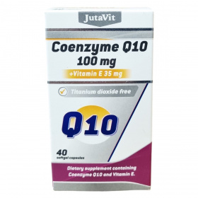 JutaVit Koenzim Q10 100mg + E-vitamin 35mg lágyzselatin kapszula 40db