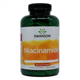 Swanson Niacinamide 500mg vitamin B3 kapszula 250db