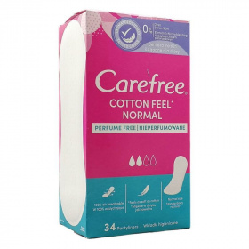 Carefree Cotton illatmentes tisztasági betét 34db