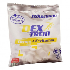 Dextreme szőlőcukorka - citrom ízű + C-vitamin 70g