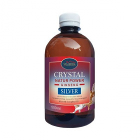 Crystal Silver Natur Power Ginseng ezüstkolloid oldat 500ml