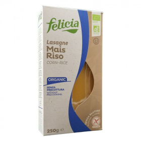 Felicia bio gluténmentes kukorica-rizs száraztészta - lasagne 250g