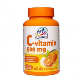 Megszünöö - 1x1 Vitaday C-vitamin 500mg rágótabletta narancs ízben 60db