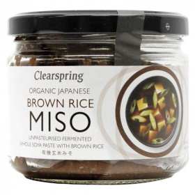 Clearspring bio miso barnarizsből (üveges) 300g