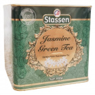 Stassen jázmin zöld tea - fém dobozos 100g 