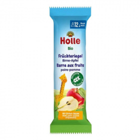 Holle bio gyümölcsszelet - alma, körte 25g