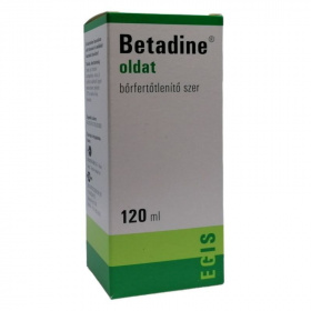 Betadine fertőtlenítő oldat 120ml