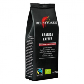 Mount Hagen bio arabica kávé - szemes, koffeinmentes 250g