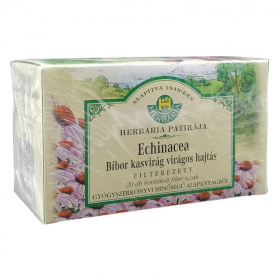 Herbária bíbor kasvirág (echinacea) hajtás borítékolt filteres tea 20db