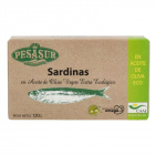 Pesasur szardínia bio extraszűz olívaolajban, dobozban 120g 