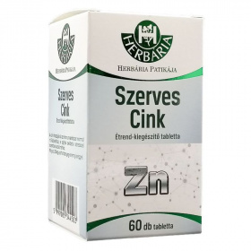 Herbária szerves cink tabletta 60db