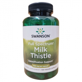 Swanson Milk Thistle (Máriatövis) 500mg kapszula 100db