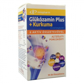 Innopharm Glükózamin Plus + kurkuma filmtabletta 90db