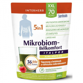 Interherb Mikrobiom-Bélkomfort 5in1 italpor - alma, körte 210g