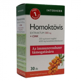 Interherb Napi 1 Homoktövis extraktum 300mg kapszula + cink 30db