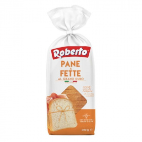 Roberto durumliszttel készült szeletelt kenyér olívaolajjal 400g