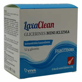 Laxaclean Glicerines Mini-klizma (felnőtt) (6x9g) 6db