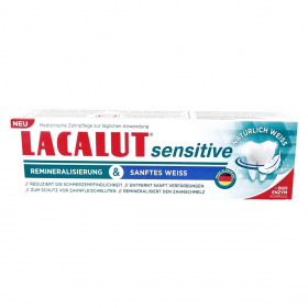 Lacalut fogkrém - sensitive, remineralisation, gentle white 75ml