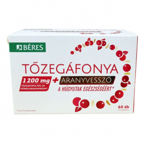 Béres Tőzegáfonya + Aranyvessző filmtabletta 60db