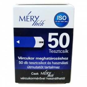 Méry kék Tesztcsík 50db