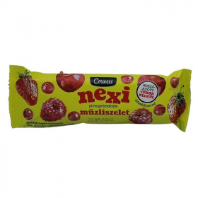 Cornexi Nexi müzliszelet édesítőszerrel - piros gyümölcsös 25g