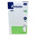 Ambulex latex vizsgálókesztyű (M, púderes) 100db 