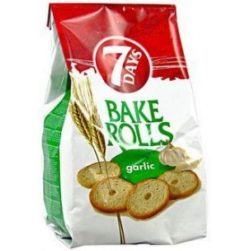 7 Days bake rolls fokhagymás kétszersült 90g
