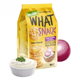 Benlian What snack kukorica snack - tejszínes, hagymás 50g